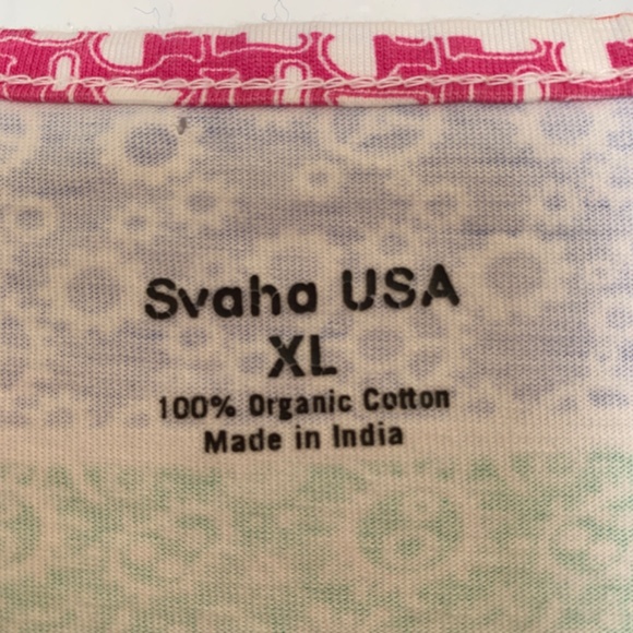 Svaha USA Steam Rainbow Twirl Dress XL Pockets Organic Cotton Teacher Math Artsy - Picture 4 of 15